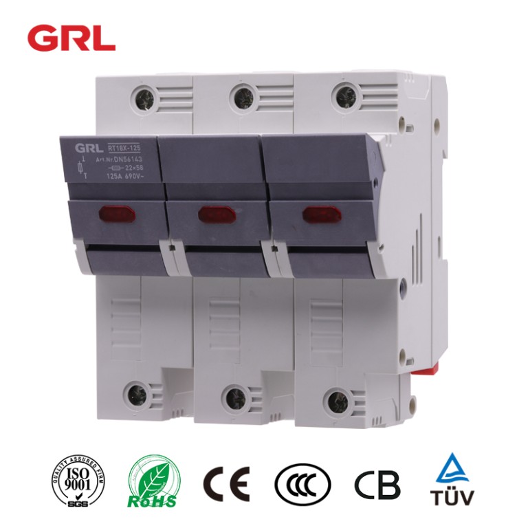 GRL Electrical Fuse Holders RT18-125-3p fuse size 22*58