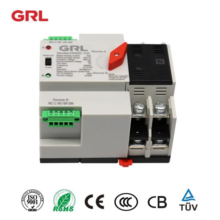 DN2R ATS Manual Dual Power Automatic Transfer Switch ATS