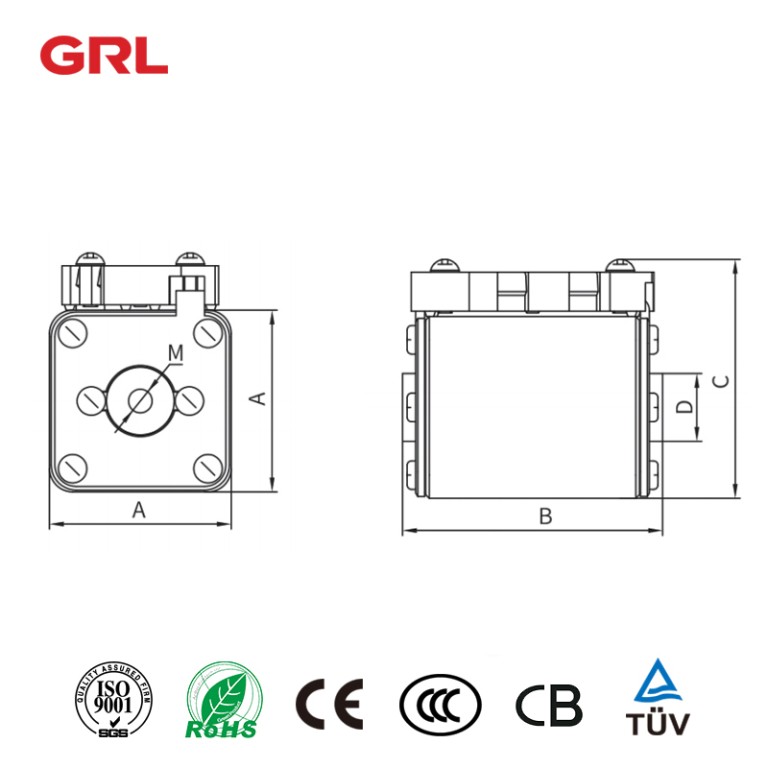 GRL Semiconductor equipment protection fuse links DNT-R1J series 1300V 160A~1250A