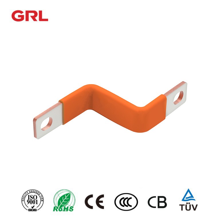 GRL flexible copper busbar 0.10mm copper foil soft connection