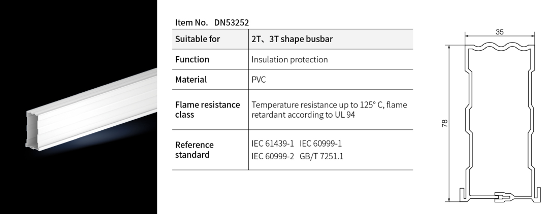 DN53252 Busbar Cover