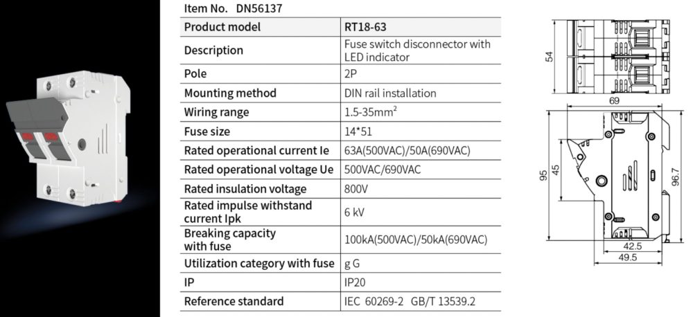 63 Amp Fuse Holder-2