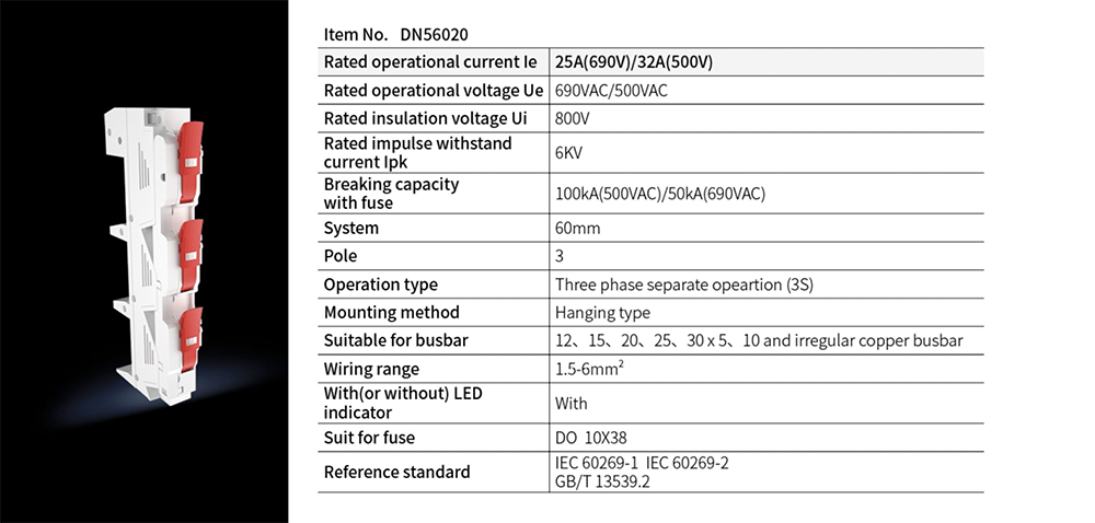 Mini Vertical Fuse Switch Disconnector -4