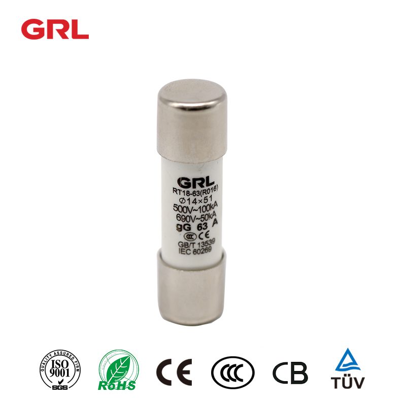 fuse link location R016 2A63A 500VAC fuse link 14*51 fuse holder GRL